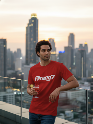 Red Tshirt Model Skybar