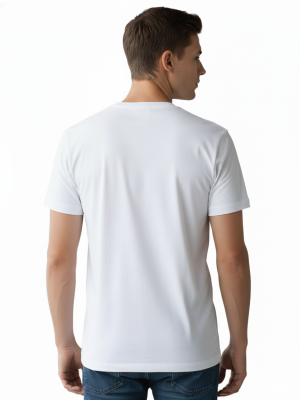 WhiteTshirtModelBack